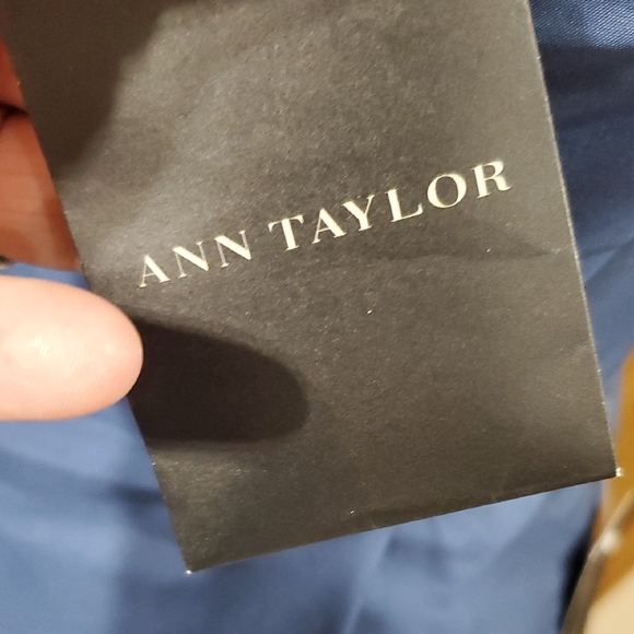 Ann Taylor Strapless Blue Sheath Dress for Prom - Picture 5 of 12